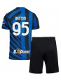 Inter Milan Alessandro Bastoni #95 Domácí dres pro děti 2024-25 Krátký Rukáv (+ trenýrky)